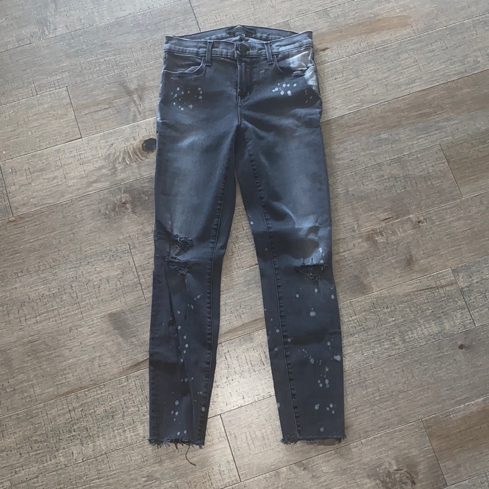 Jbrand cropped skinny jeans